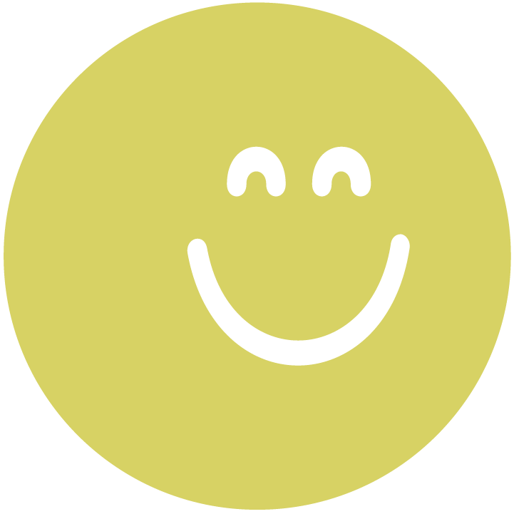 Familien- & Paartherapie - Icon Smiley gelb